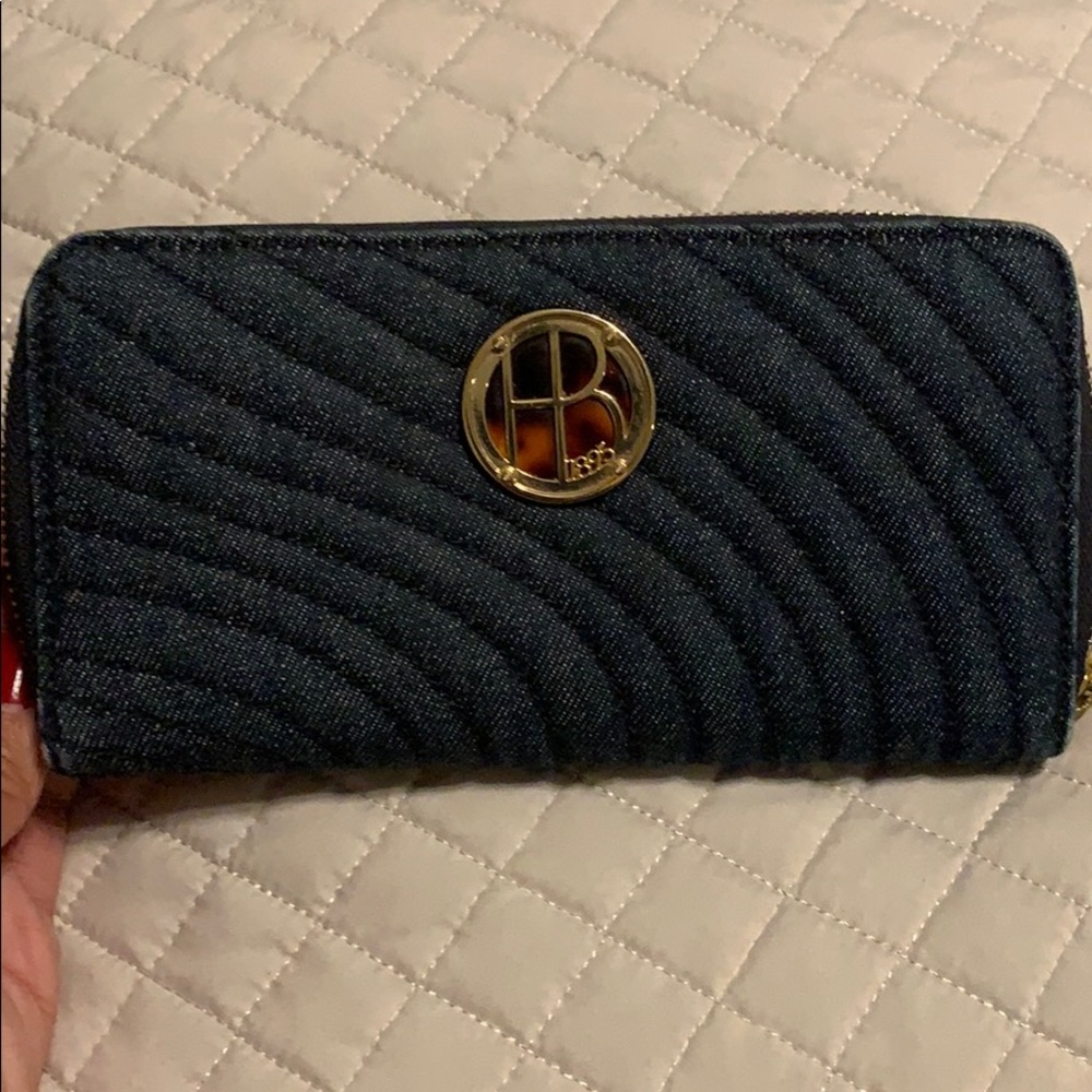 Henry Bendel Denim Wallet